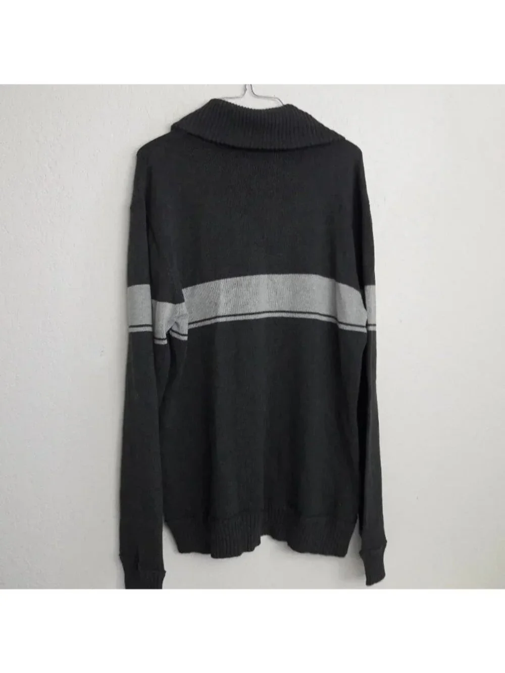 American Rag High collar Sweater Men's Large Preppy Academia Cotton New w/ Tags